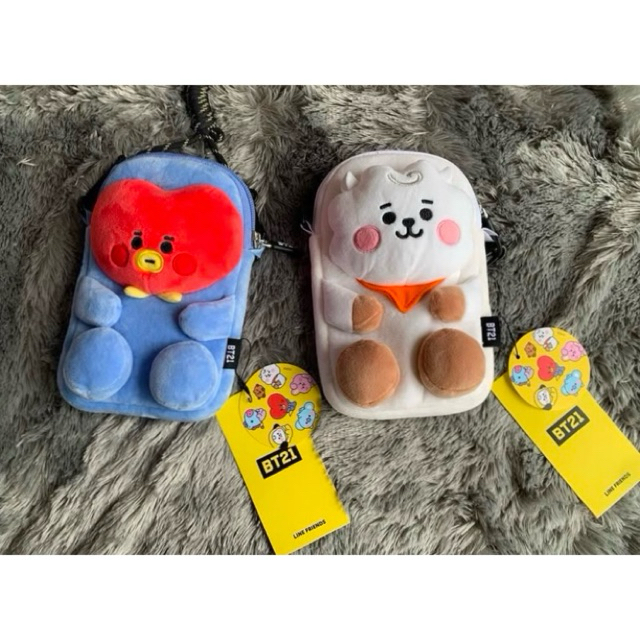 [NEW] BT21 Baby Plush Cross Bag - TAS ORIGINAL BTS Line Friends New York