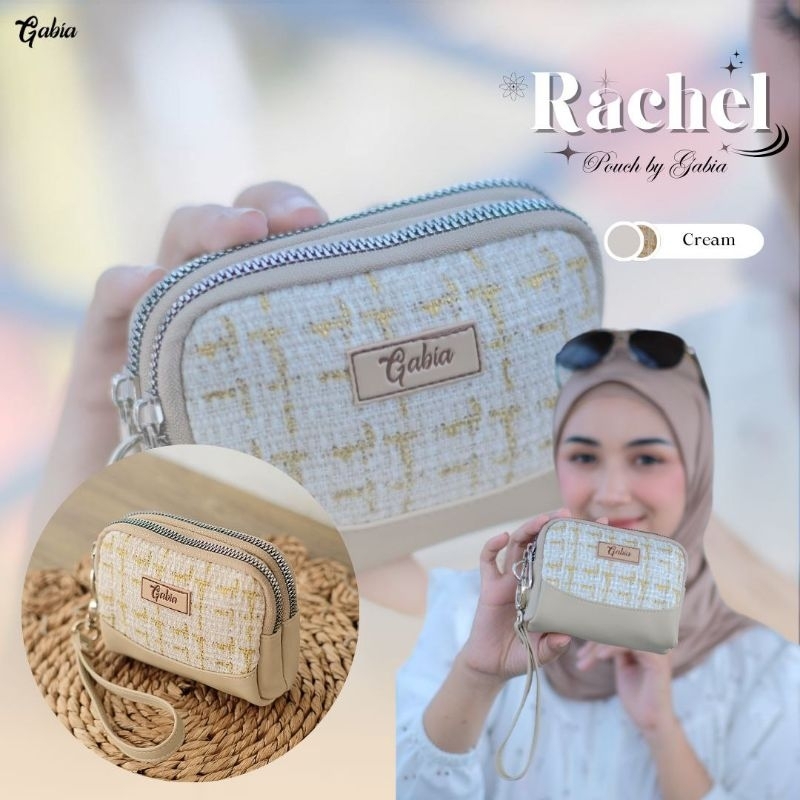 POUCH RACHEL / RACHEL POUCH BY GABIA / DOMPET KOIN GABIA / DOMPET KARTU GABIA / POUCH RACHEL GABIA