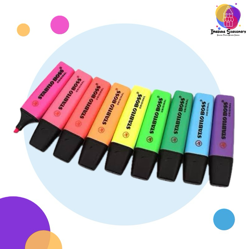 

Stabilo Boss Highlighter Penanda Tulisan Berwarna