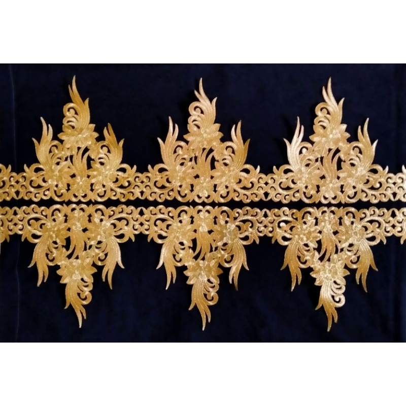 Renda Bordir Meteran Gunung/Roll Bordir Meteran Murah