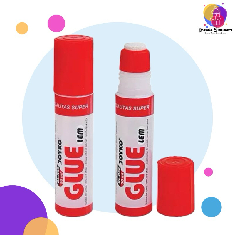 

Joyko Lem Glue Cair Isi 50ml (pcs) / Liquid Glue Stick GLR-50 Joyko / Lem Cair GLR 50 ml