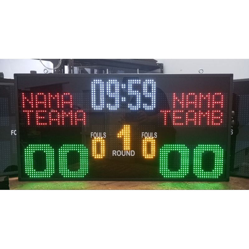 Score Board Futsal Papan Skor Digital Wireless Scoreboar Sepak Bola