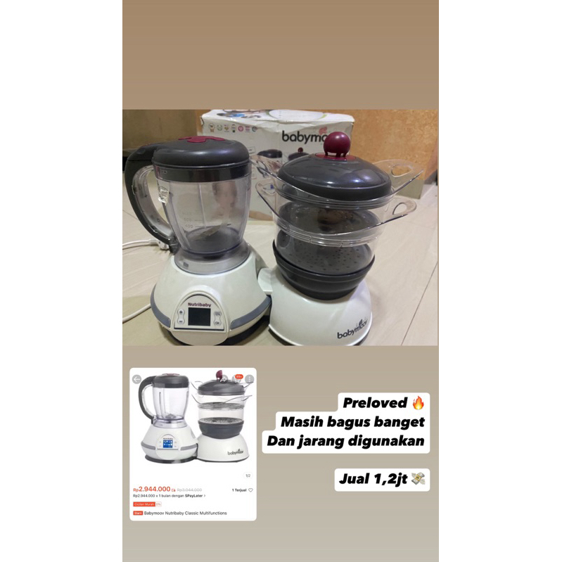 preloved babymoov nutribaby