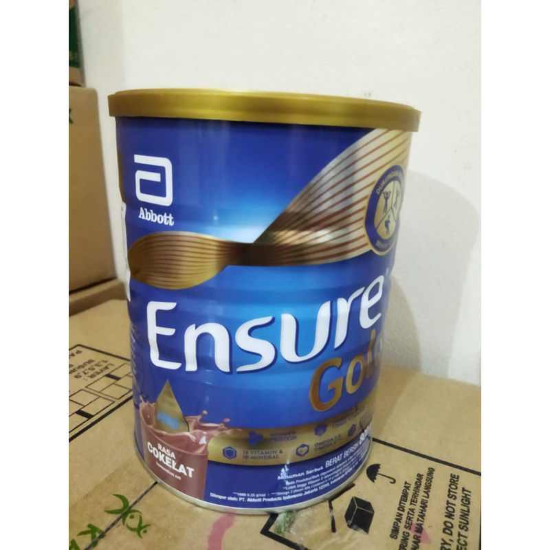 

ENSURE Gold HMB - Coklat 800 gram - Susu Nutrisi Dewasa Rendah Laktosa