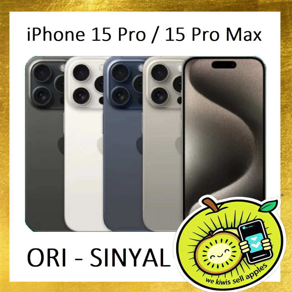 Apple iPhone 15 Pro Max / 15 Pro Second Ex Inter 128GB 256GB 512GB 1TB Apple