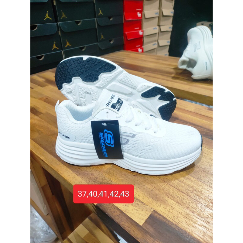 sepatu lari fullwhite skechers import