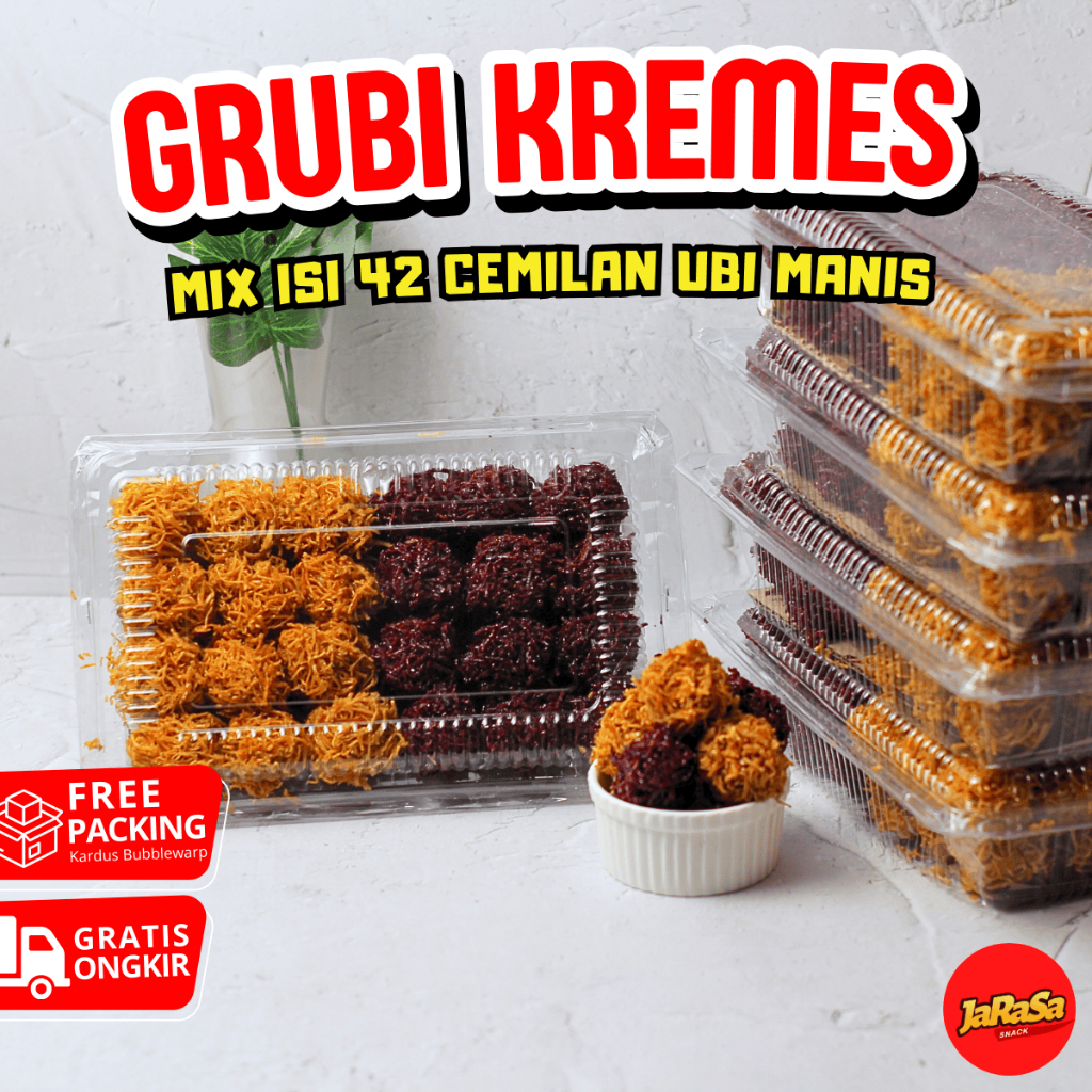 

GRUBI KREMES MIX ISI 42 PCS CEMILAN SNACK
