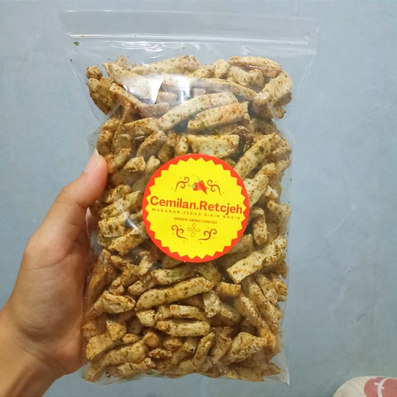 

Basreng Pedas Daun Jeruk 500gr