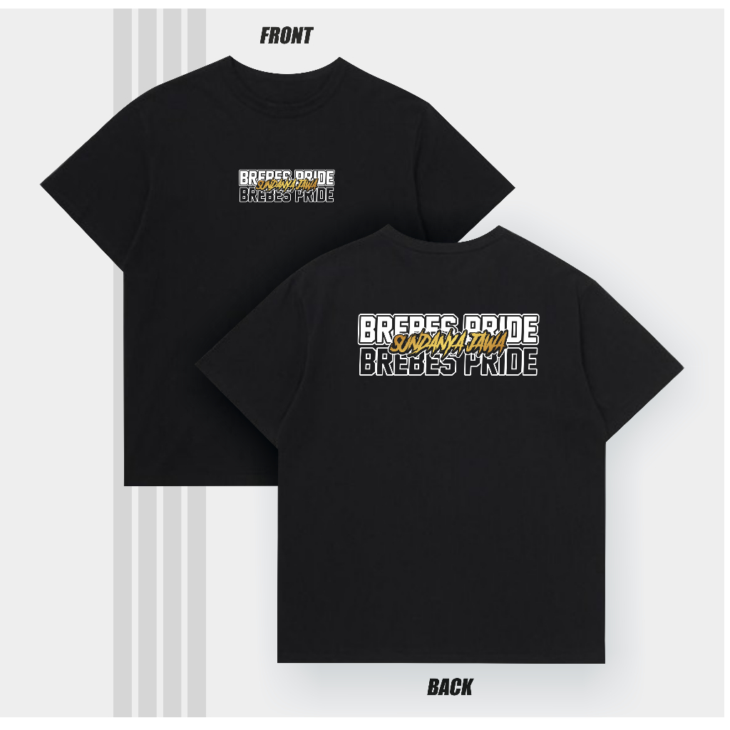 Kaos Brebes Tshirt Brebes Pride Gold Version