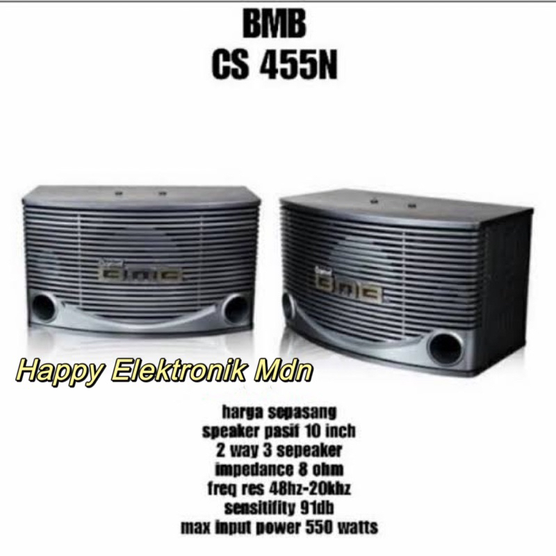 BMB Speaker Pasif BMB CS 455N /CS 455 N BMB 10 inch Original Garansi Resmi