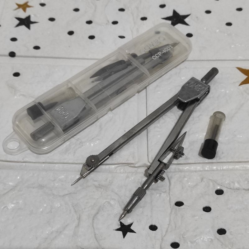 

Jangka Pensil - Jangka Stainless Steel - Jangka dengan Kotak Plastik