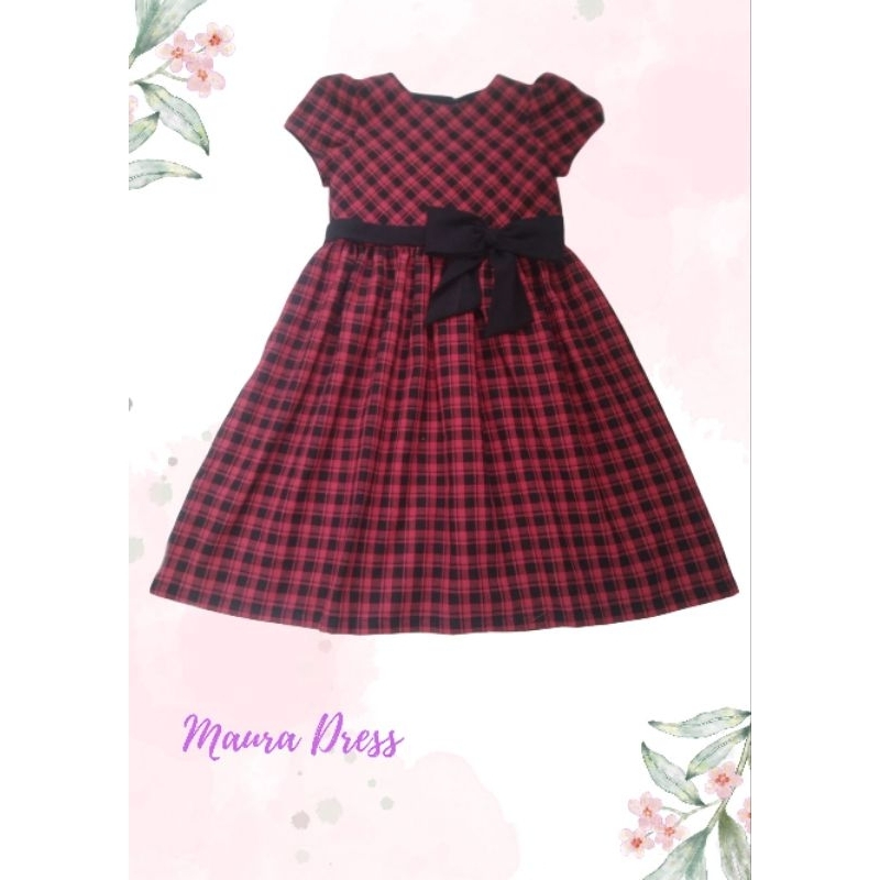 Dress Merah || Baju Anak Perempuan Merah
