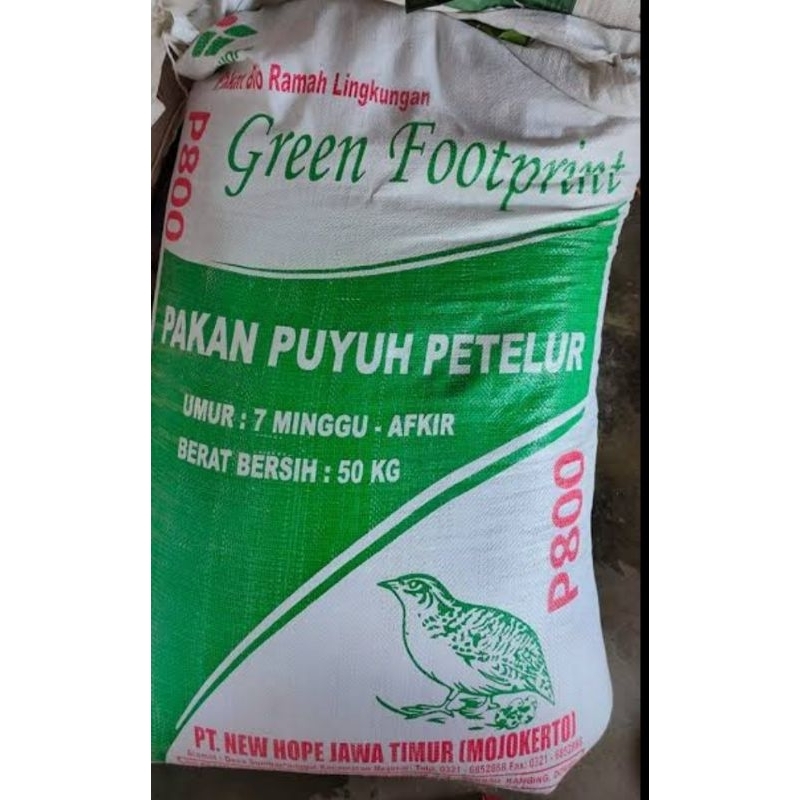 New hope p800 pur puyuh pakan burung puyuh petelur 1kg