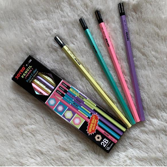

Pencil Pensil Joyko P-108 2B Pearl 1 BOX 12 PCS Stationery Computer