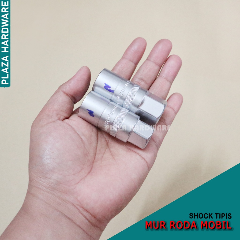 Tekiro Mata Sok Shock Tipis Untuk Membuka Mur Roda Mobil Velg Racing
