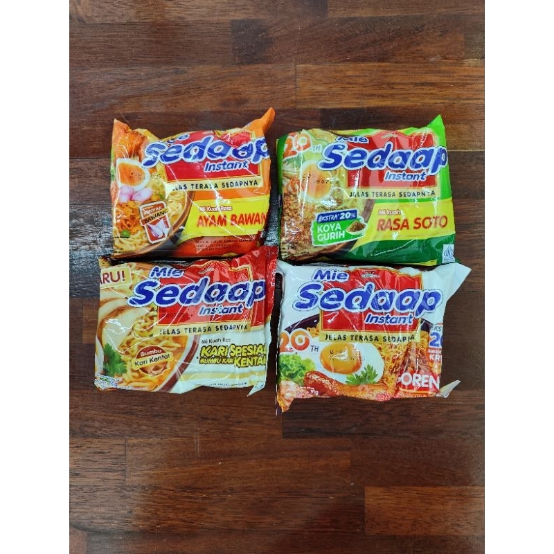 

Mie sedaap - mie kuah mie goreng