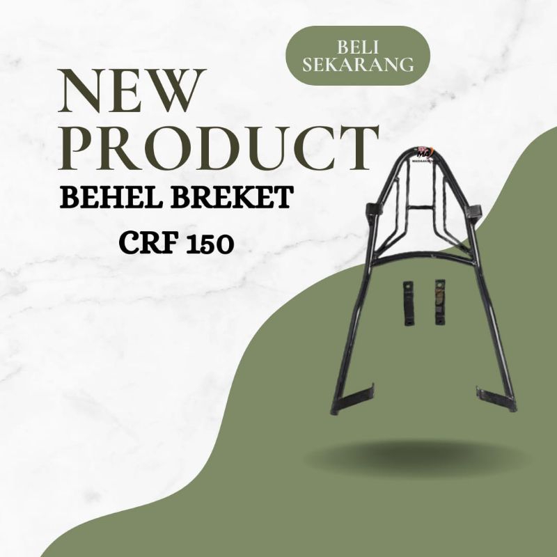 behel breket belakang motor CRF 150/behel belakang CRF 150/variasi CRF 150