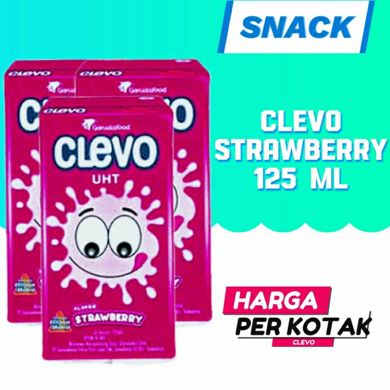 

Clevo 125 Ml, Stroberi, Coklat