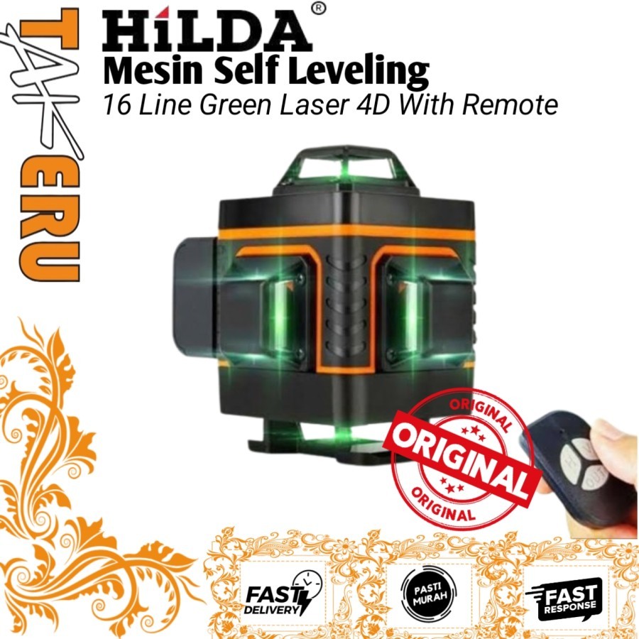 Laser Level 16 Line Hilda Self Leveling Laser 4D