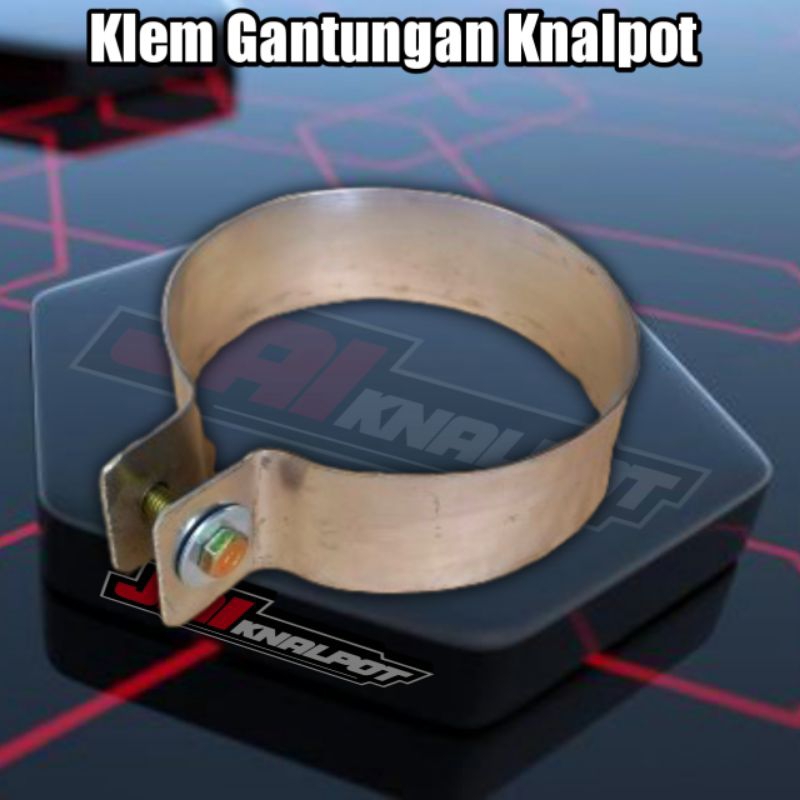 Breket atau klem knalpot mobil