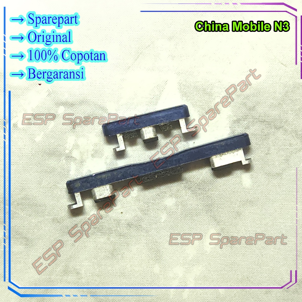 Fisik Luar China Mobile N3 Tombol Power Dan Volume Copotan