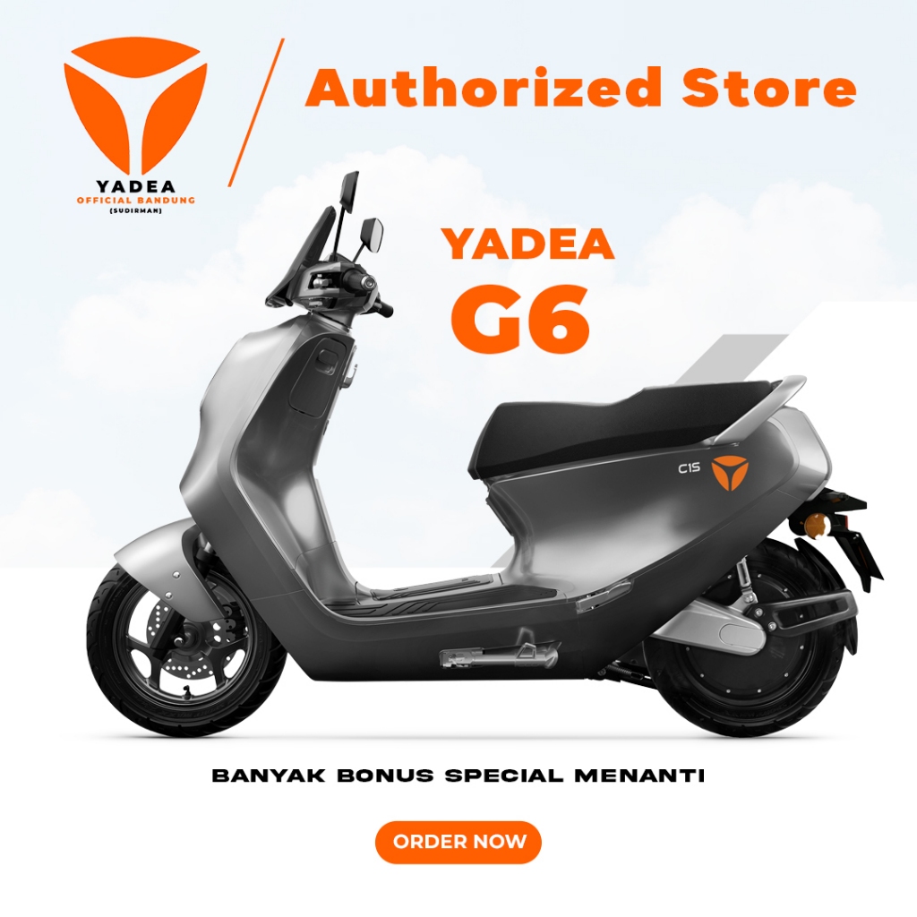 (PENGIRIMAN AREA BANDUNG) Motor Listrik Yadea G6 | Yadea G6 | Motor Listrik Yadea | Motor Yadea | G6