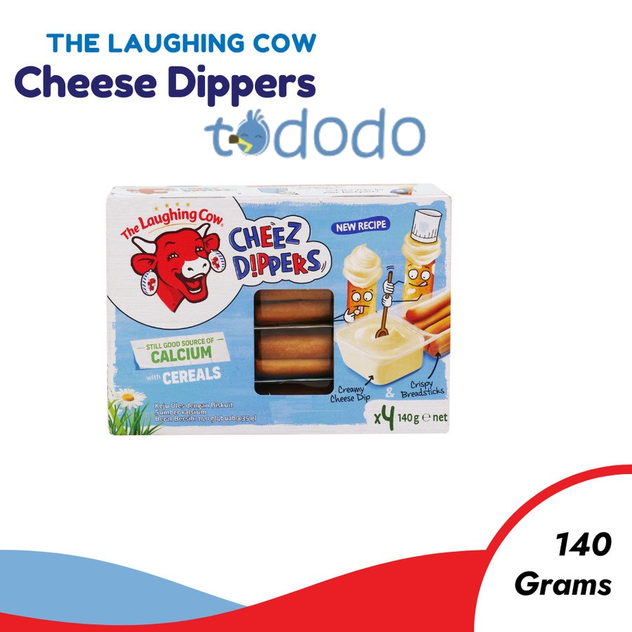 

Cemilan Stik Saus Keju Laughing Cow Cheese Dipper 140GR