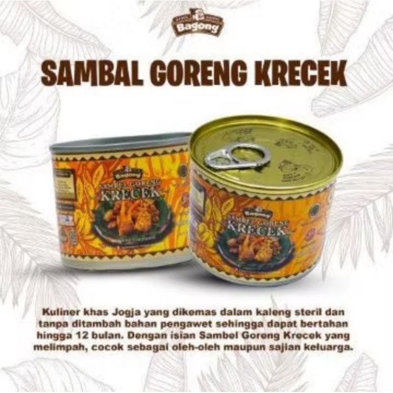 

Sambel Goreng Krecek Bagong Oleh2 Khas Jogja