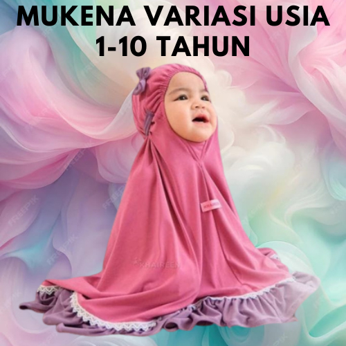 Mukena Anak Umur 10 Sampai 12Tahun Alat Sholat Remaja Cewek Rukoh Model Traveling Satu Set Mukenak M