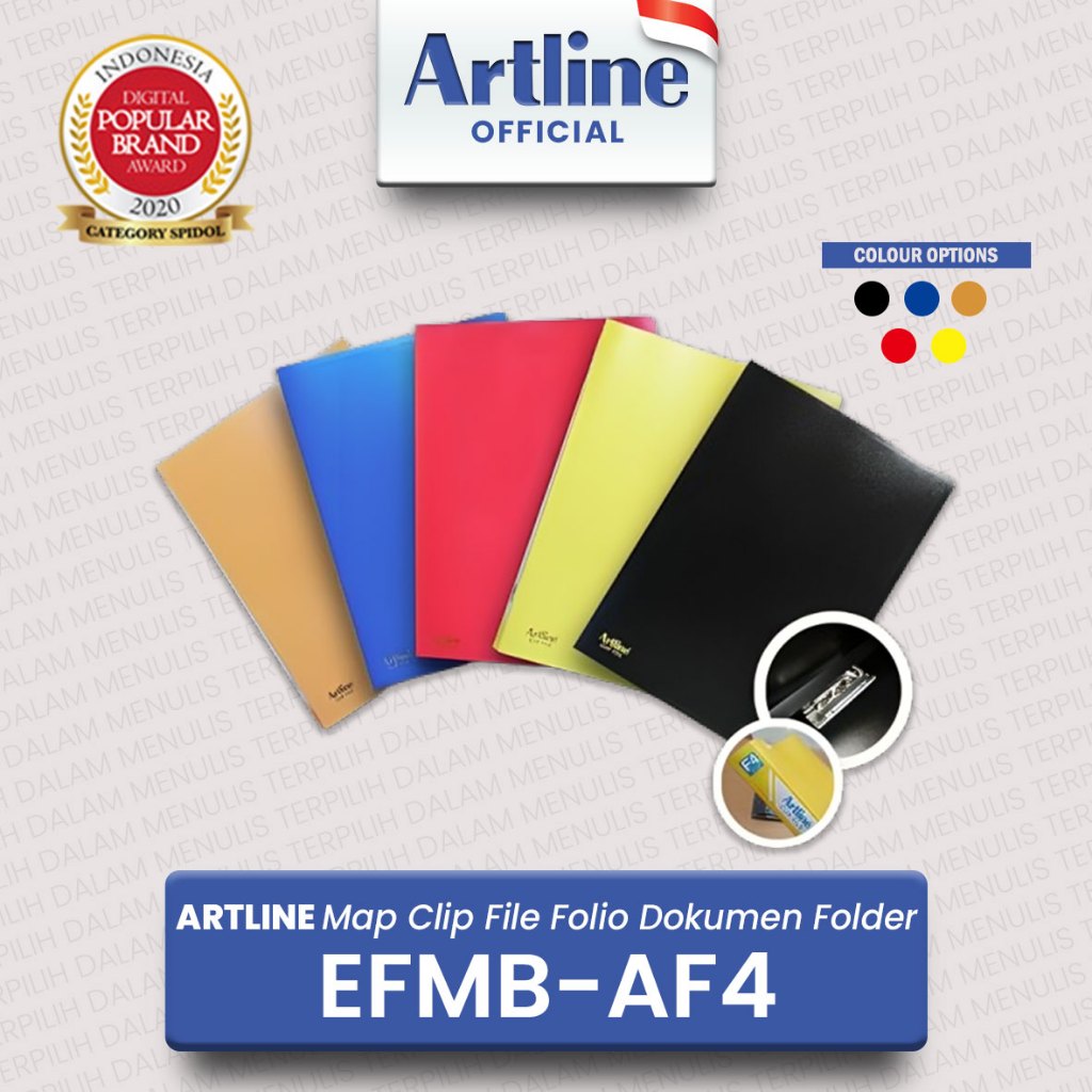 

(LIVE) ARTLINE MAP CLIP FILE FOLIO DOKUMEN FOLDER EFMB-AF4