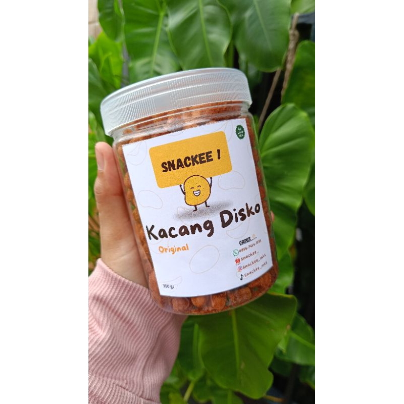 

Snackie! Kacang Disko Original 350gr Manis² gurih (full kacang tidak kebanyakan tepung)