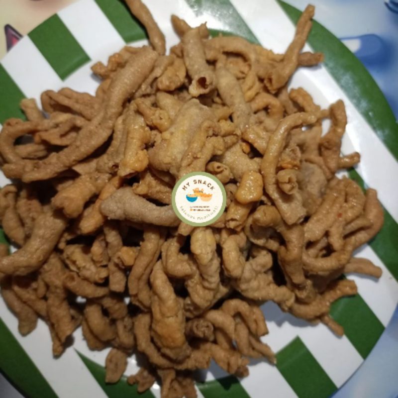 

Keripik Usus Ayam Original || 200 gram