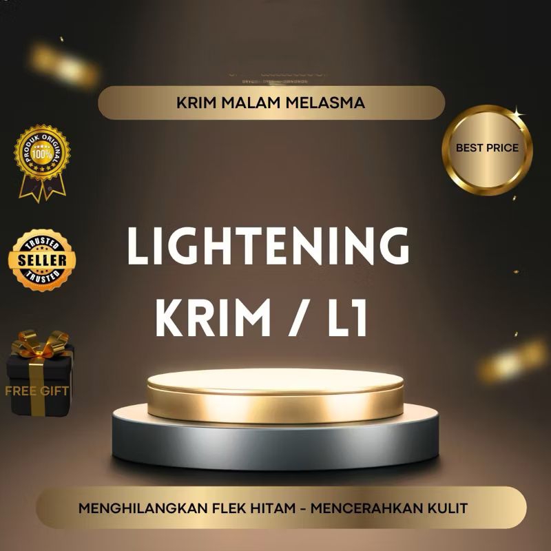 Shineskin LIGHTENING 1 NIGHT CREAM (L1) ORIGINAL (KEMASAN BARU)