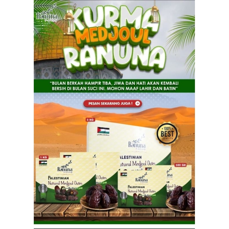 

kurma medjoul / kurma medjol ranuna 1kg