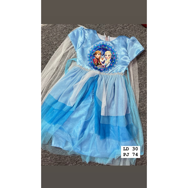 Preloved baju frozen anak/dress frozen anak