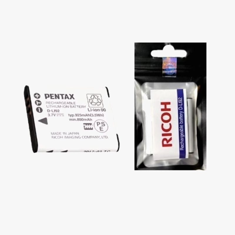 Baterai Ricoh D-Li92 Original Battery Kamera Ricoh WG90 WG80 WG70 Dll