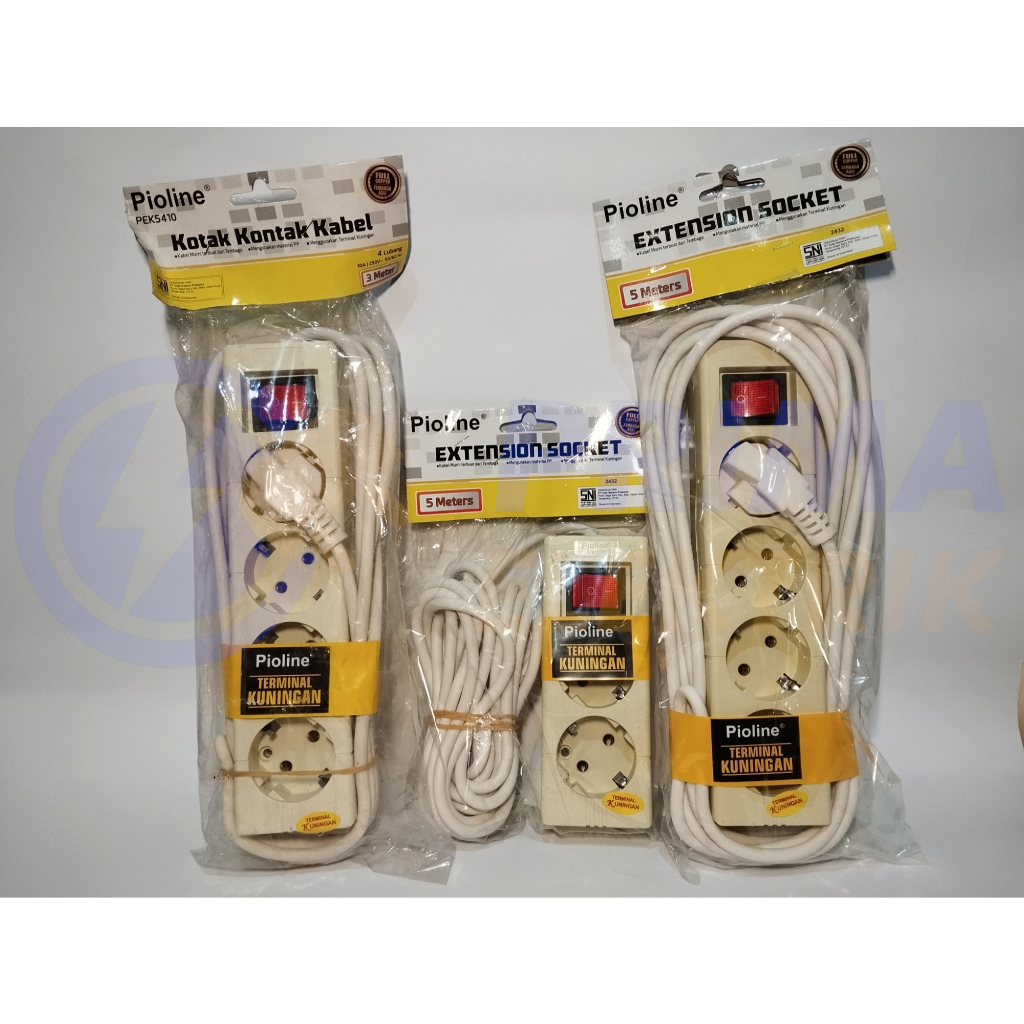 Pioline Stop Kontak dengan Kabel