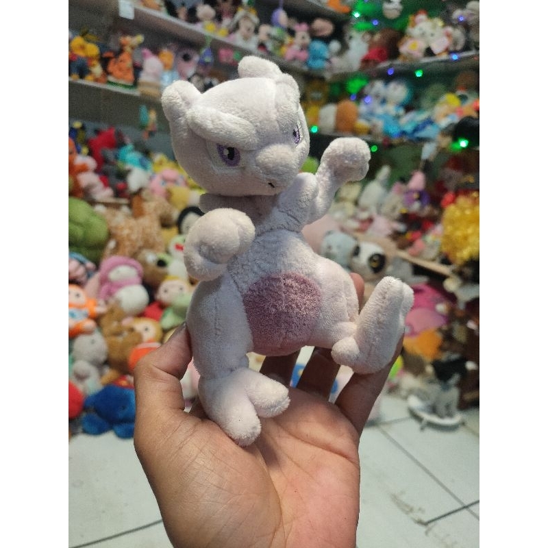 Boneka pokemon mewtwo fit plush artikulasi modifikasi