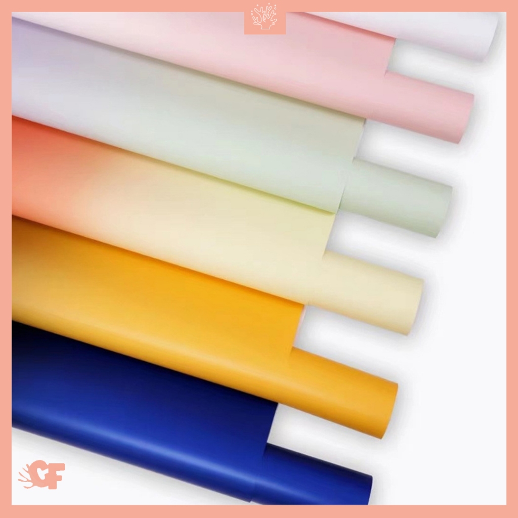 

Kertas Buket Bunga Gradasi Warna Buket Flower Wrapping Gradient Cellophane KB6183