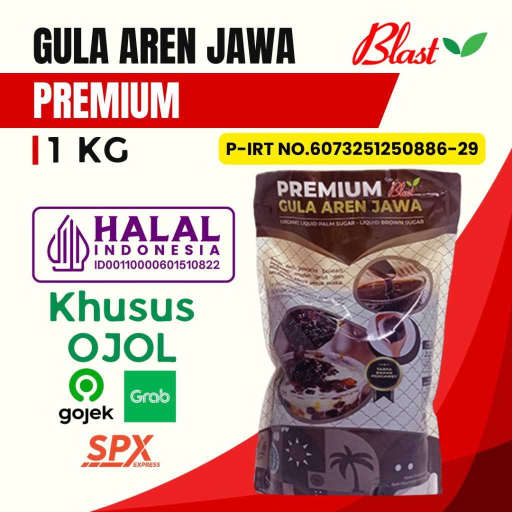 

Gula Aren Cair Premium 1 KG / ( KHUSUS OJOL ) Gula Jawa Aren Cair 1 Kg / Brown Sugar Liquid