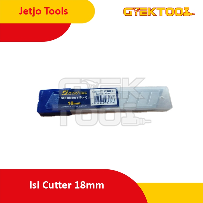 

Jetjo Tools Isi Cutter 18mm SK5 Mata Pisau 10pcs