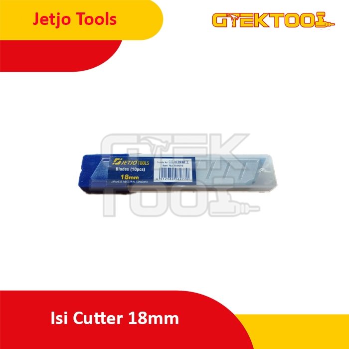 

Jetjo Tools Isi Cutter 18mm Carbon Steel Refill Mata Pisau 10pcs