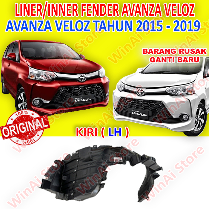 LINER/INNER FENDER AVANZA VELOZ 2016-2019 MODEL ORI