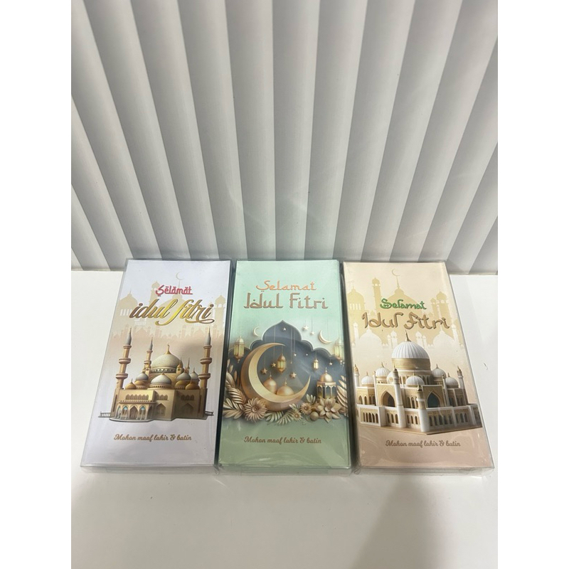 Amplop Lebaran Idul Fitri ukuran besar isi 50 pcs / Angpao Lebaran idul fitri