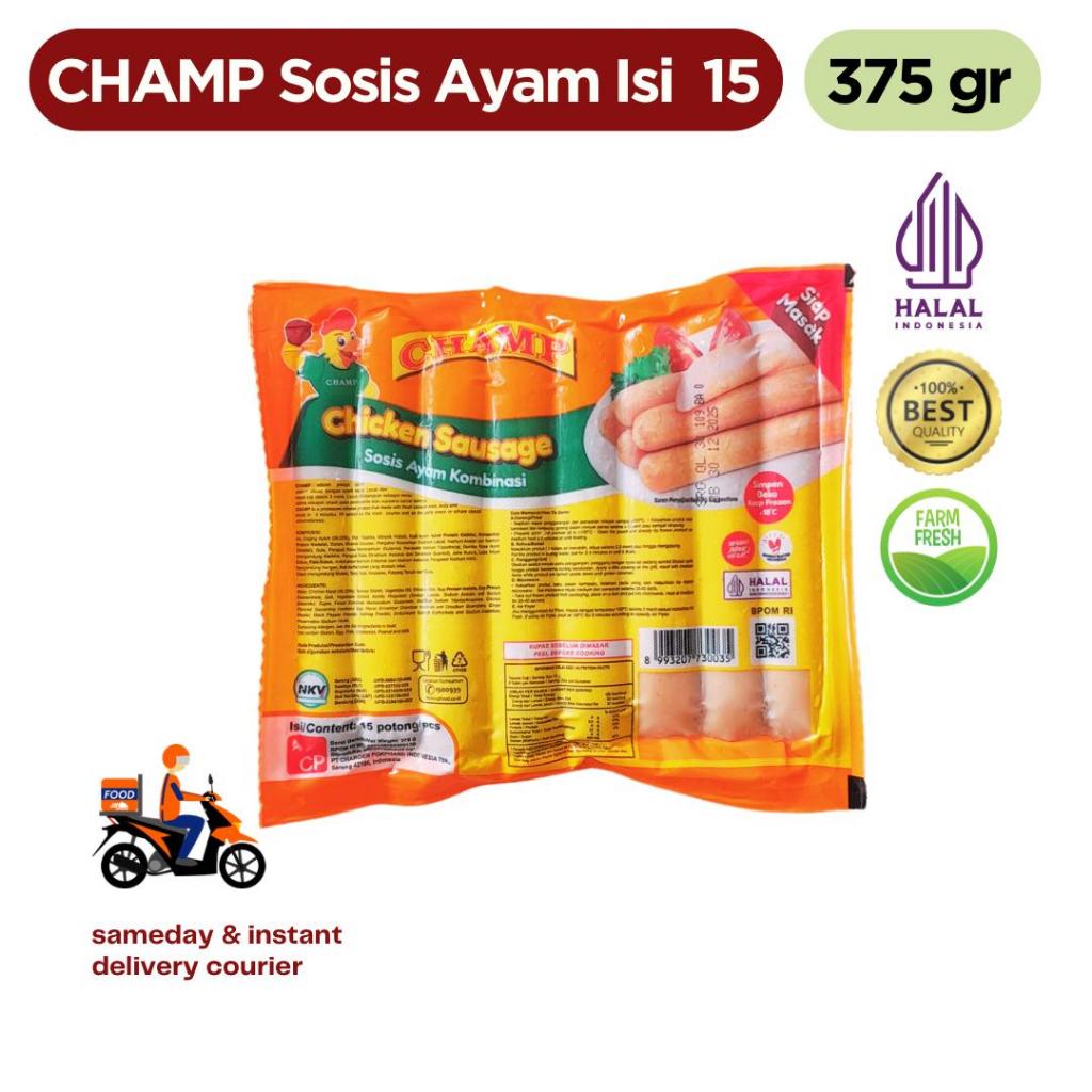 

Champ Sosis Ayam Isi 15 berat 375 gram