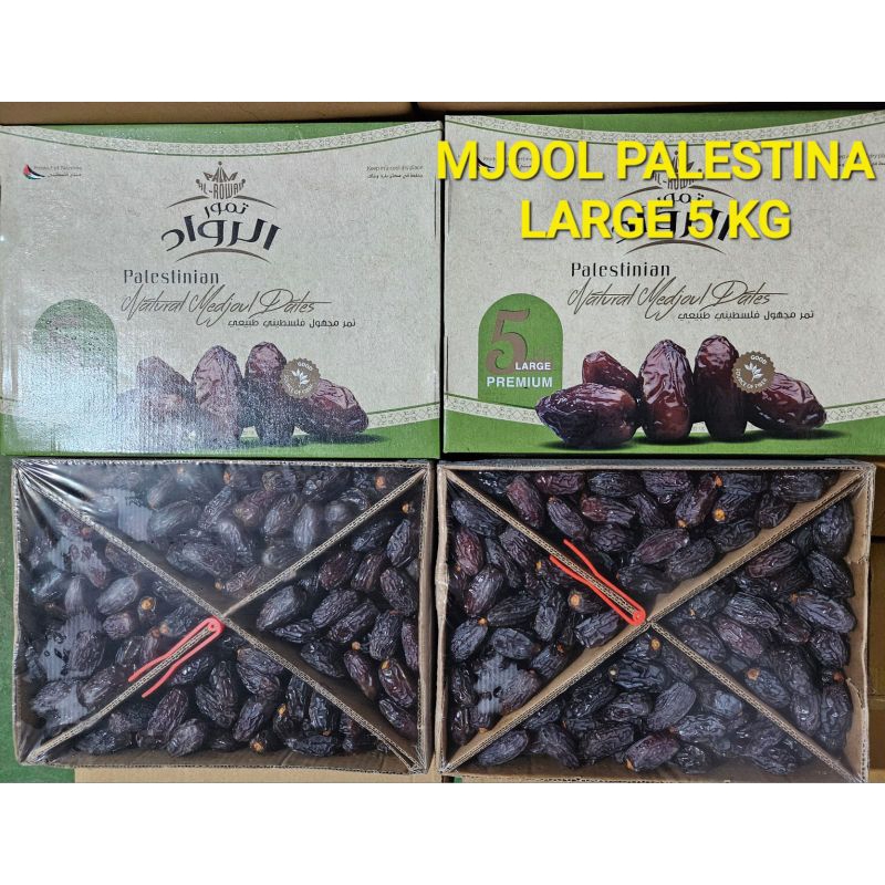 

Kurma Medjool Palestina Premium Al Rowad Large 5kg