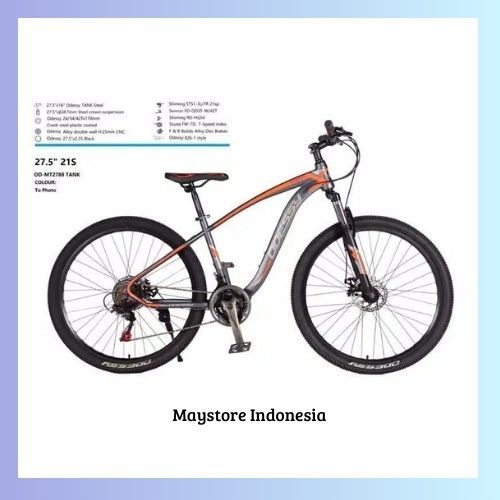 SEPEDA GUNUNG MTB 26 ODESSY TANK88 / SEPEDA GUNUNG ODESSY TANK88 MURAH - BERGARASI