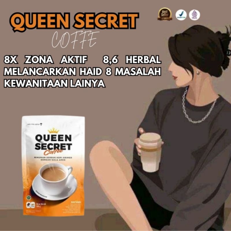 

Queen Secret Coffee Minuman Herbal Kewanitaan
