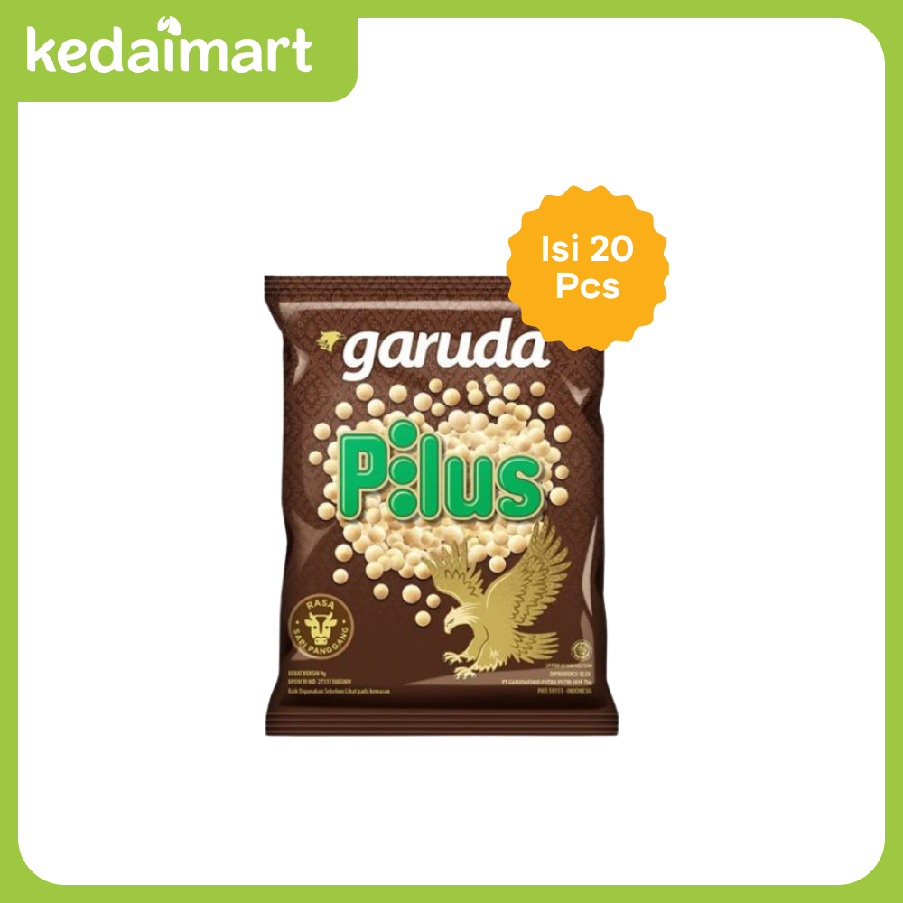 

Garuda Snack Pilus Rasa Sapi Panggang Pack Isi 20 x 7 Gram