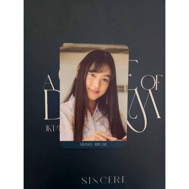 Photocard Liliy+Michie kalender A gaze of dream official